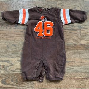Cleveland Browns Infant One Piece Romper - Size 3-6 Months